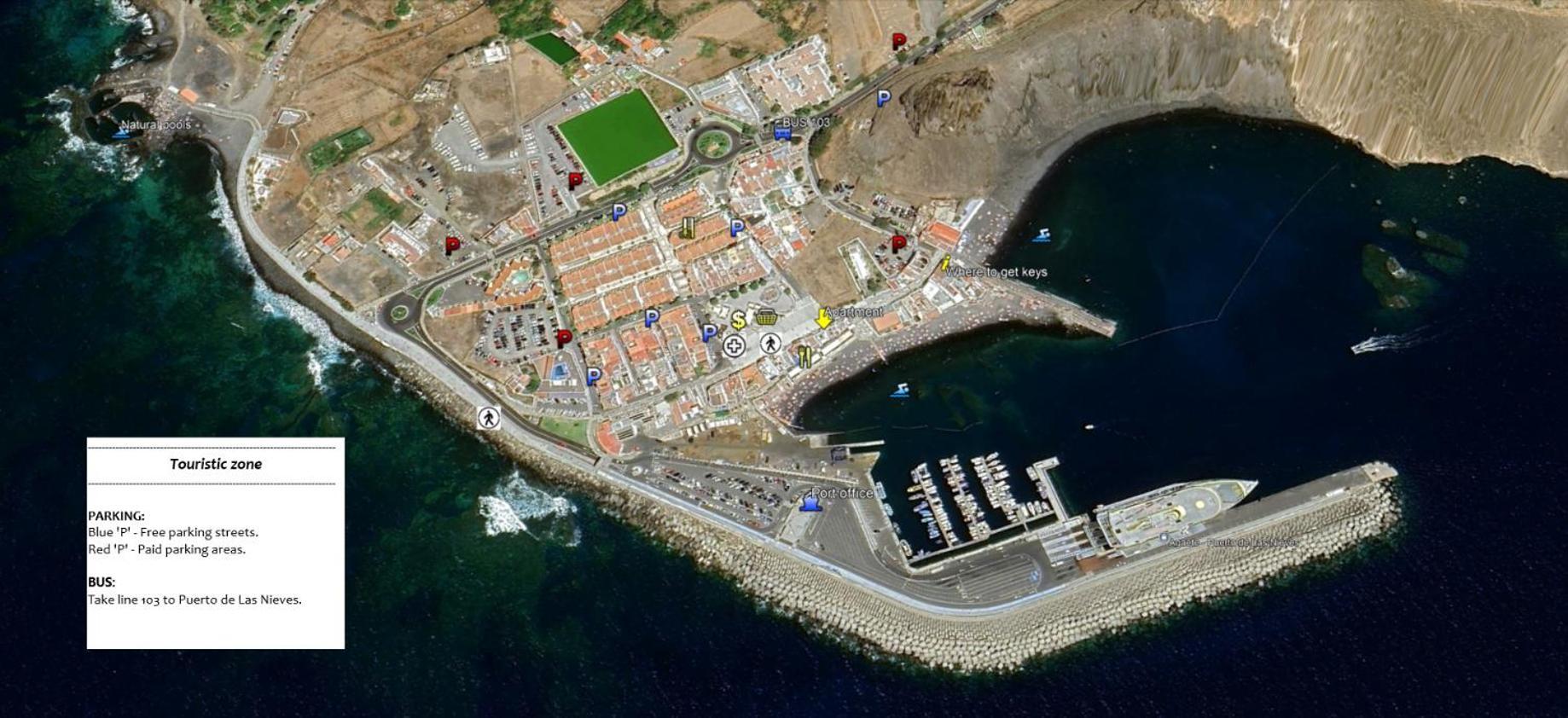 Casapello Seaview Daire Puerto de las Nieves Dış mekan fotoğraf